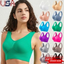Sport Bras Seamless Wire-Free Light Support Tank Sports Yoga Sleep Bra