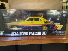 1974 FORD FALCON BIG BOPPER XB POLICE YELLOW 1:18 SCALE BY GREENLIGHT Mad Max