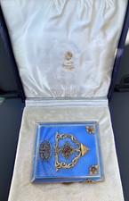Rare Antique Russ Empire 84 Silver enamel Dia...