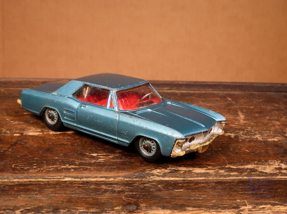 Corgi Toys 245 Buick Riviera blau met. vintage diecast rare - Bild 4 von 4