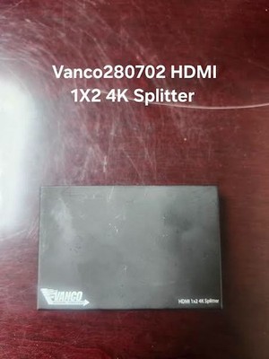 Vanco 280702 HDMI 1X2 4K Splitter