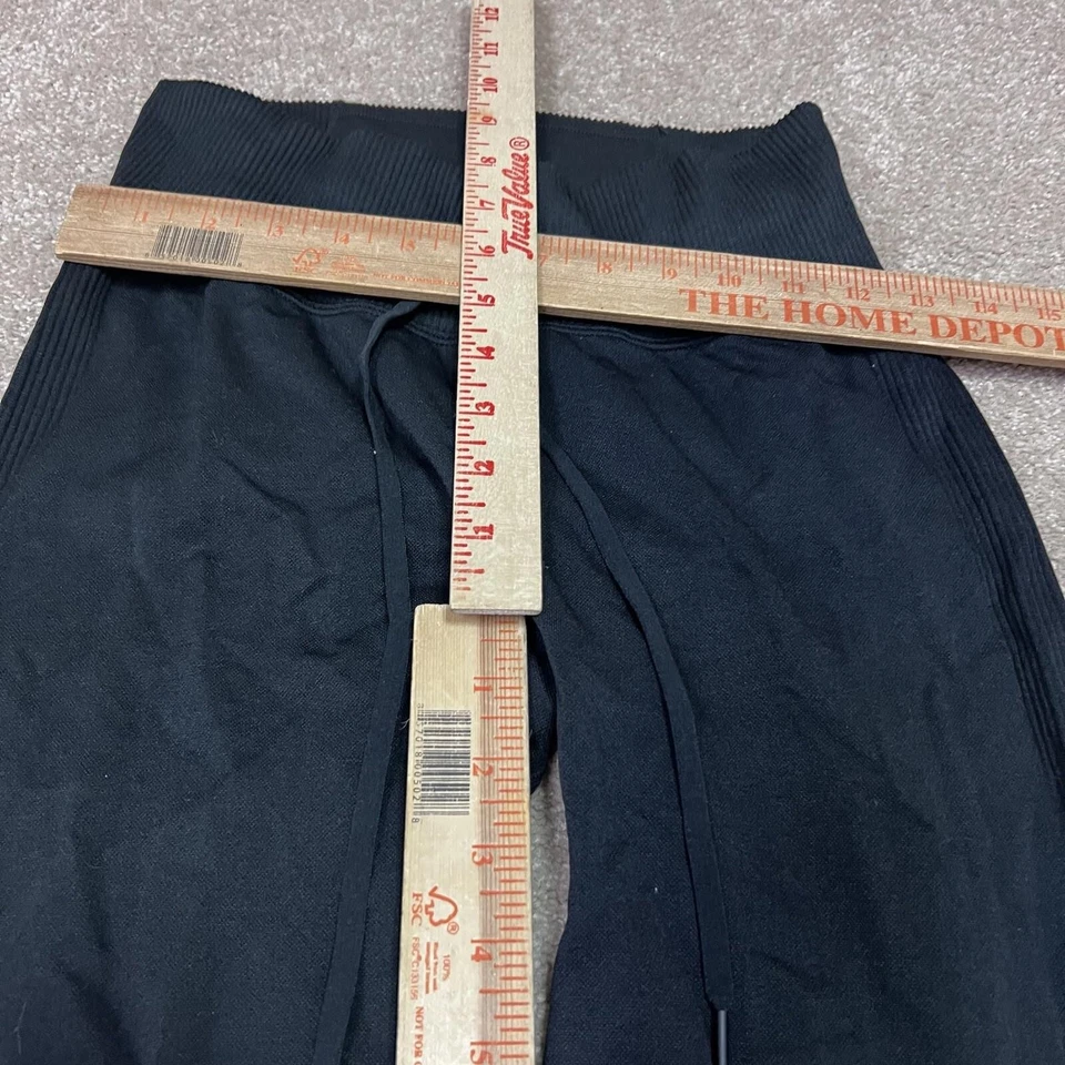 Victoria’s Secret ROSA Leggings Mujer’s Negro Cordón Talla Mediana Foto 3 de 4