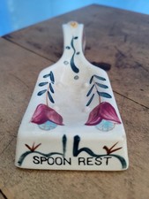 Spoon Rest Ceramic Floral Japan(3440Tote1) Penn Dutch Style