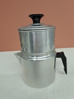 Comet Vintage Aluminum 2 Cup Stovetop Coffee Percolator Pot