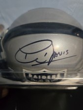 AL DAVIS SIGNED MINI HELMET NO PAPERWORK WILL CANCEL YOUR BID IF YOU ASK ME...