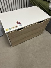 Mamas And Papas Toy Box / Desk With Stool