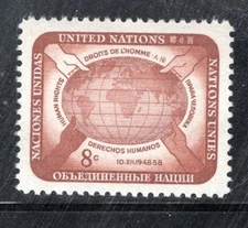 UNITED NATIONS  STAMP MINT NEVER HINGED LOT 1327CK