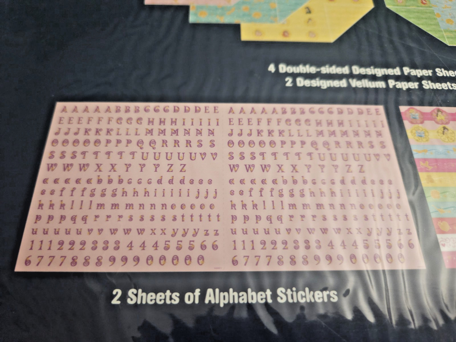 Sealed Disney Princess Create Magic 12x12 Scrapbook Kit Jasmine Ariel Snow White