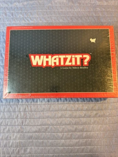 Whatzit? Board Game | Milton Bradley | Vintage | 1987 | New - Shrink Wrap Tear