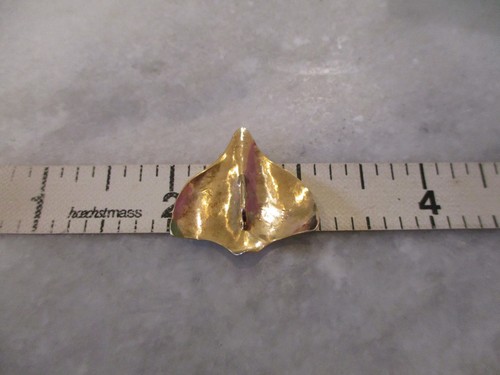 14KT YELLOW GOLD STINGRAY PENDANT - 1-1/8" - 2.3 grams - 第 14/17 張圖片