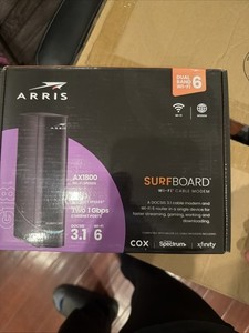 ARRIS Surfboard G18 Wi-Fi double bande 6 Modem câble AX1800 *Pas de manuel*