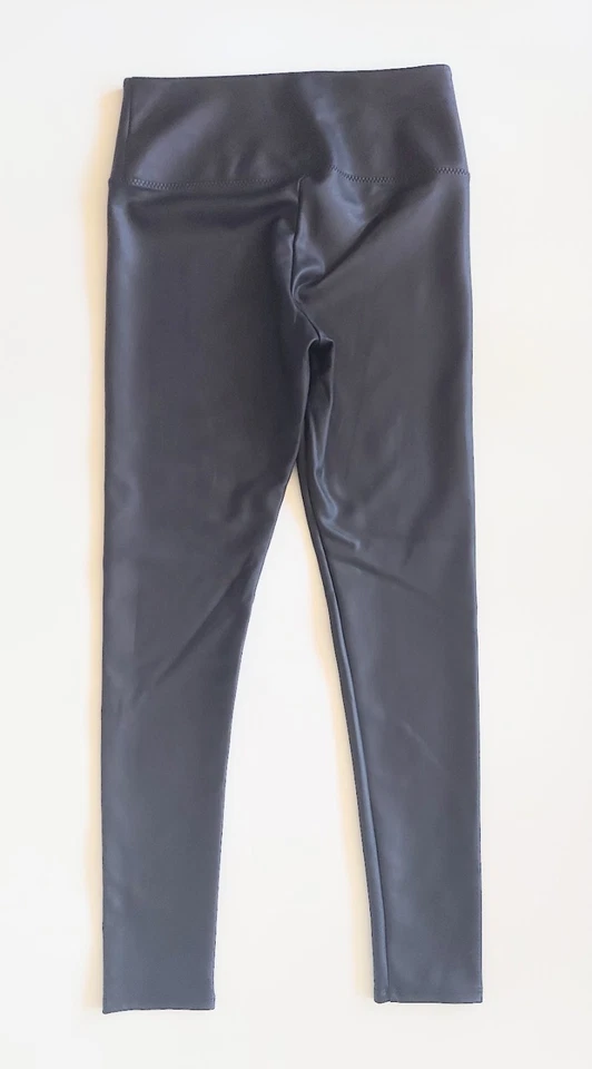 Leggings Kaya Marcella NYC de cuero vegano negro para mujer talla mediana Foto 4 de 4