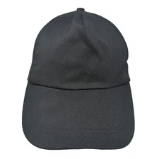 Agricas Slideback Hat Black One Size Adjustable Solid Outdoor Casual