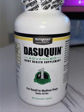 Dasuquin for Small To Medium Dogs, Joint Health Supplement, 64 Chewable Tabs New