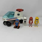 Vintage 1980's Playmobil 3534 Playmospace Shuttle w/ 3 Astronauts