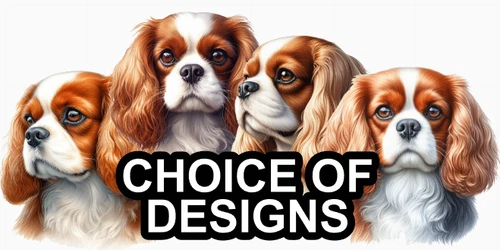 Cavalier King Charles Spaniel Self Adhesive Dog Sticker