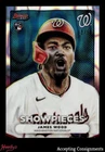 2025 Bowman's Best Bowman Showpieces Lava Refractors #1 James Wood RC ROOKIE /50