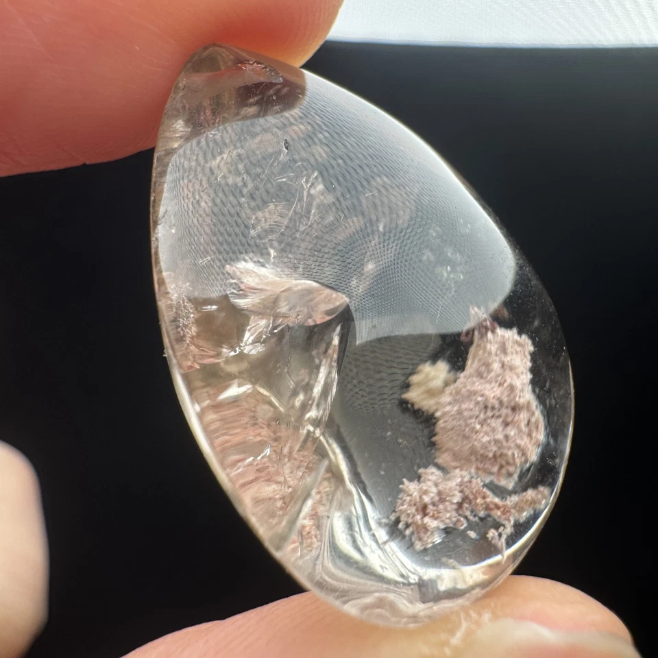 2.8cm Natural Rainbow Phantom Quartz Pendant Healing Crystal-17 - Image 2 of 4