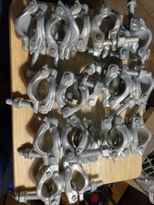 Lot Of 10 STI Swivel Scaffolding 2x2 Clamps In Great Condition