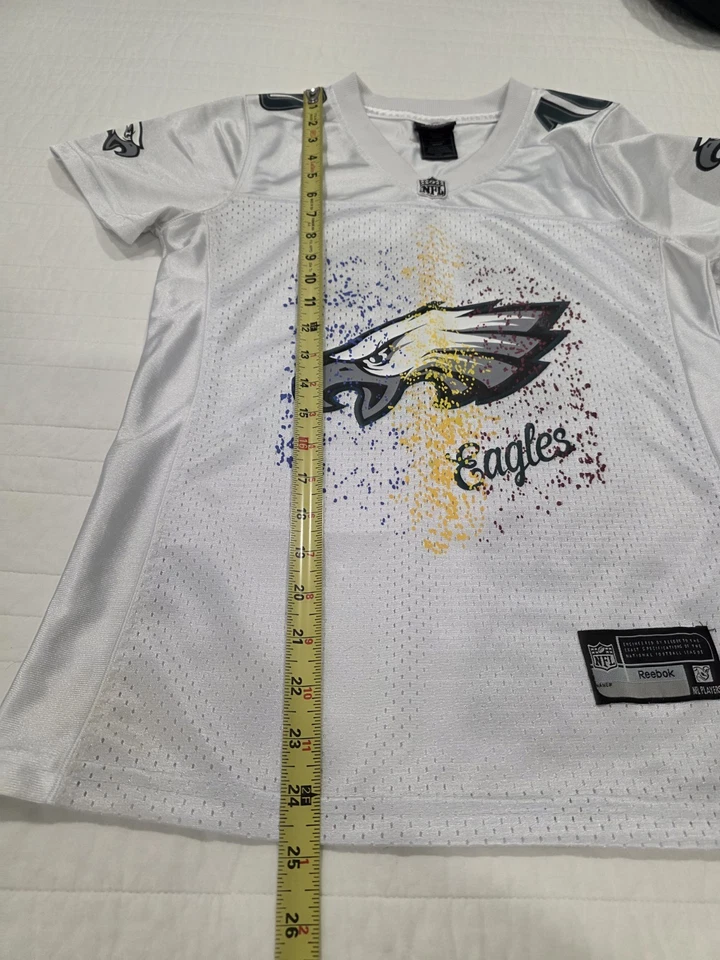 Camiseta Philadelphia Eagles para mujer S Michael Vick NFL Reebok cuello en V Foto 4 de 4