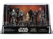Disney Parks Star Wars The Bad Batch 9-Piece Galaxy’s Edge Figurine Play Set