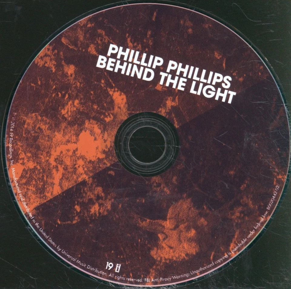 Phillip Phillips Behind The Light CD USA Interscope 2014 B002044202 - Bild 3 von 3