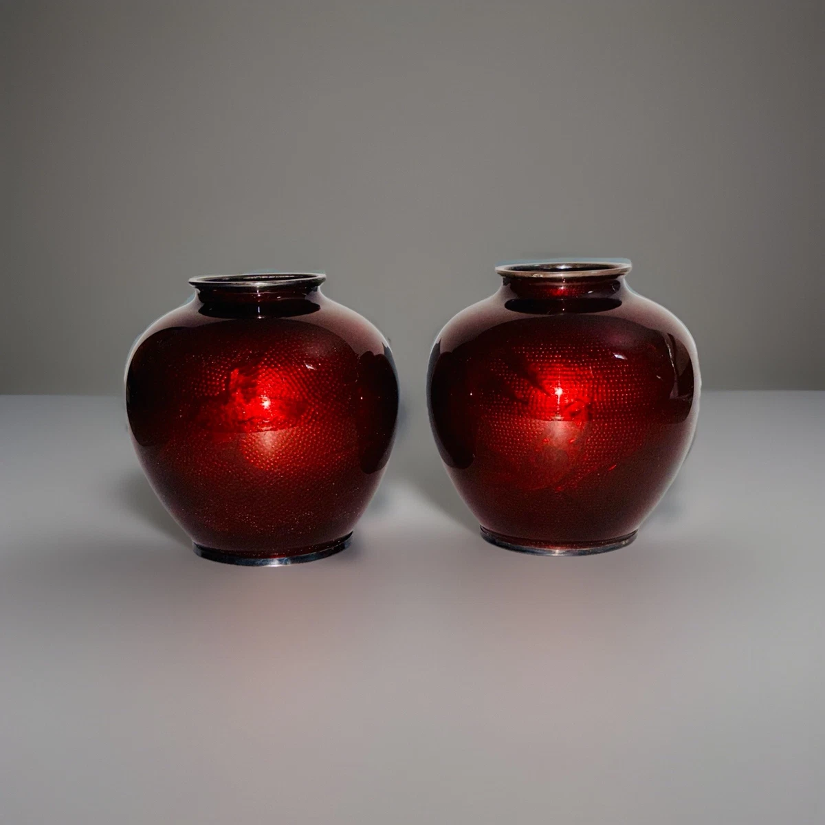 红色古董原始1900-1940 年日本花瓶| eBay