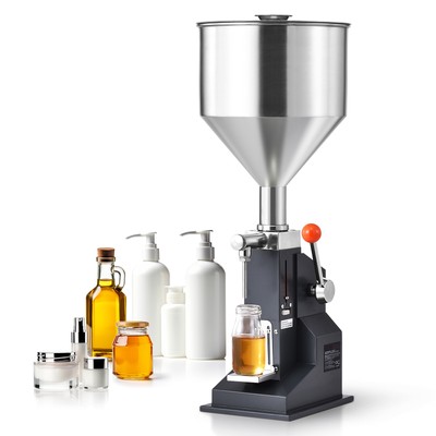 Uimoso Manual Liquid Filling Machine Oil Paste Bottle Filler 5-50ml Adjustable