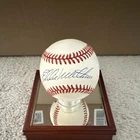 Rawlings Autographed Baseball JSA Eddie Mathews Milwaukee Braves Original