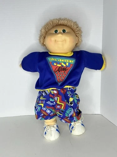 Cabbage Patch Kids Doll Free Admission Club Outfit + Shoes Blonde Hair HM15