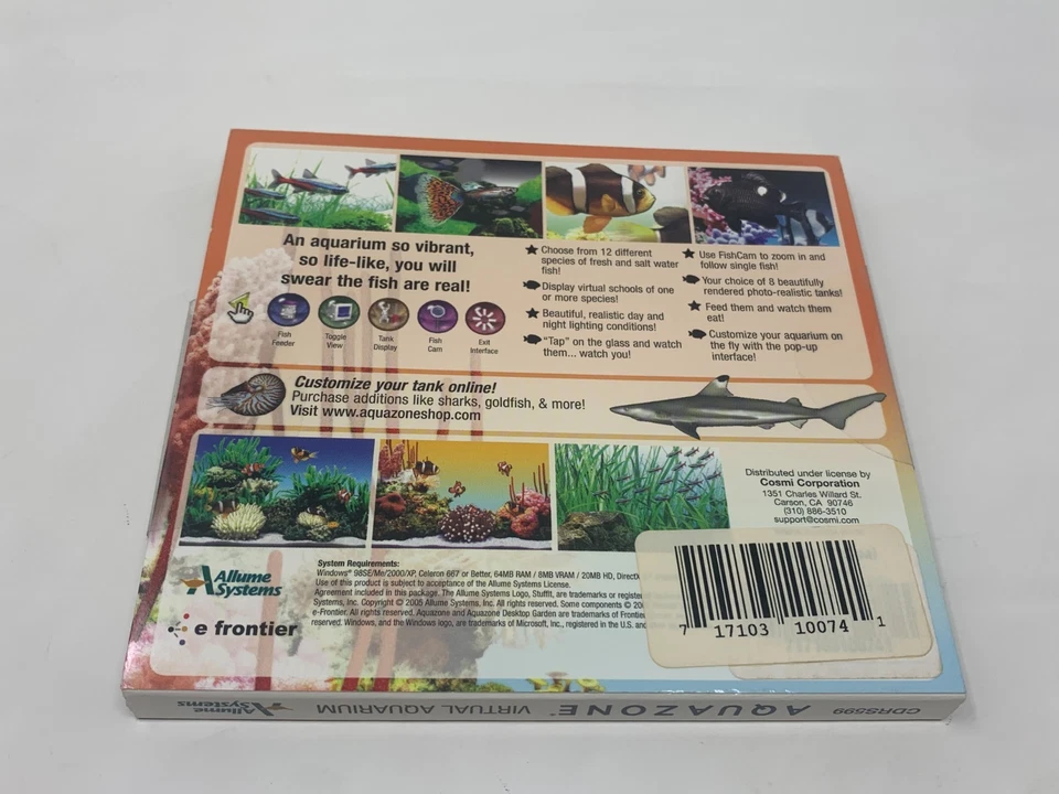 Aquazone Virtual Aquarium -  PC  (BRAND NEW) - Image 2 of 2