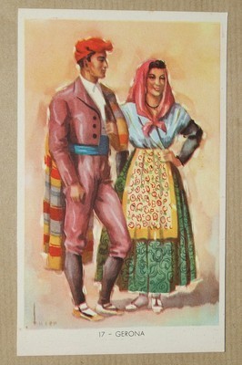 ESPAGNE SPAIN - COSTUME TYPIQUE TRAJES TIPICOS - GERONA - Picture 1 of 1