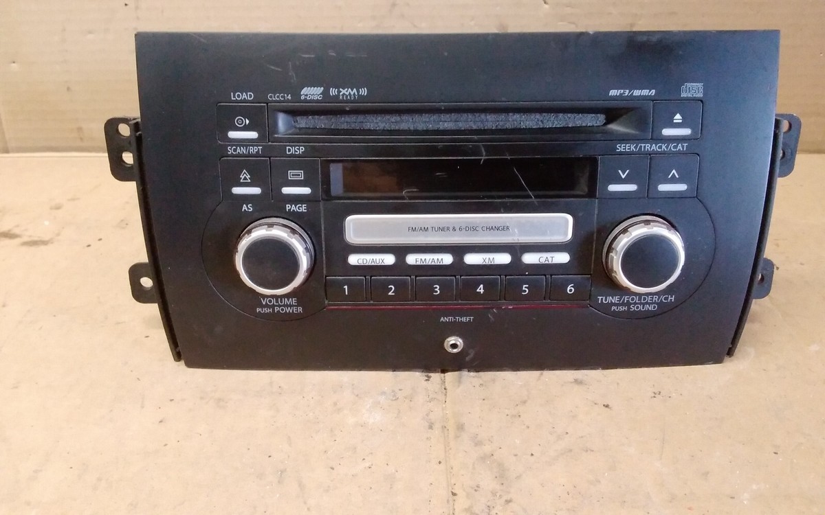 2009 SUZUKI SX4 AM FM MP3 6 DISC CD RADIO FACE PLATE ID -CLCC14 | eBay
