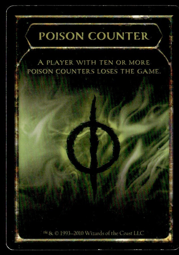 2010 Scars of Mirrodin MTG Poison Counter Token  