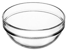 6 Stück  60 mm STAPELSCHALE Glas Schale Glasschale Dessertschale Glasschüssel