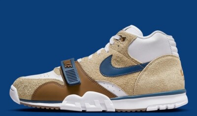 NIKE AIR TRAINER 1 LIMESTONE ALE BROWN-VALERIAN BLUE WHITE SIZE 15 [DM0522-200]