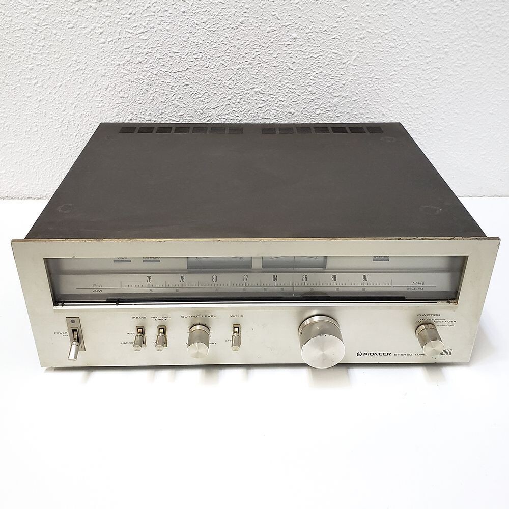 希少品！昭和レトロ！☆pioneer☆AM/FMステレオチューナーTX-4400