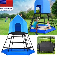 Outdoor Dome Climber Kids Playground Gym Outdoor Climbing Tent Sandbox Playset