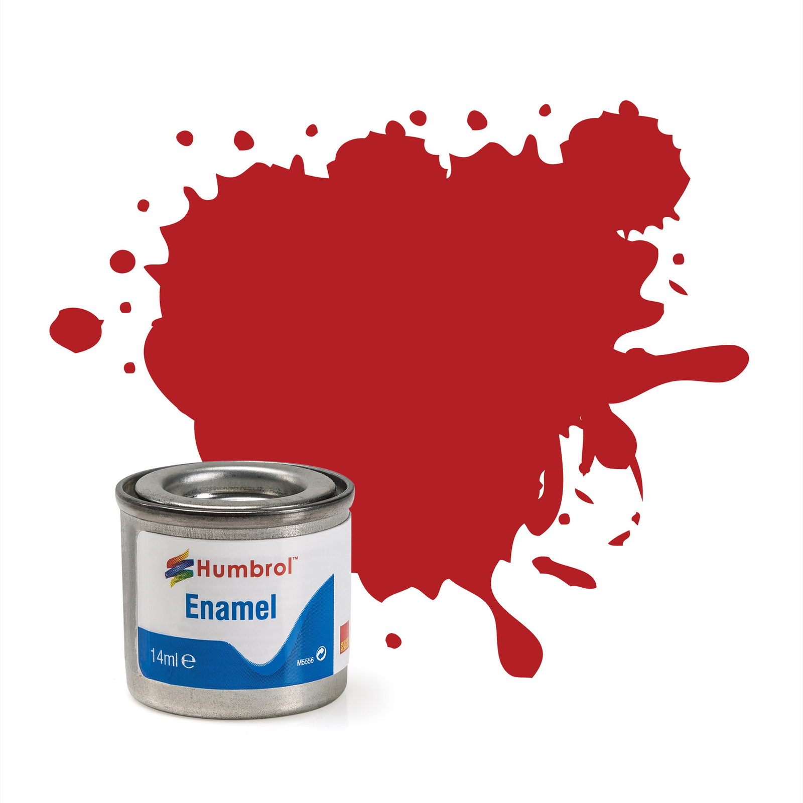Humbrol No.153 Insignia Red Matt Finish Enamel Paint 14ml Tinlet