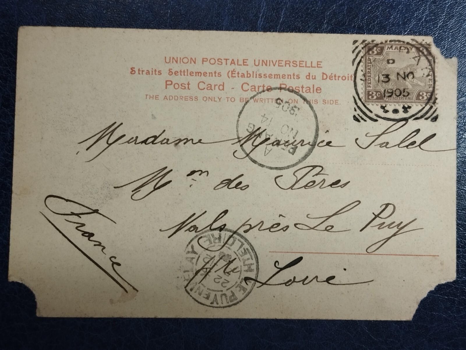 1905 Postcard Malaysia Stamps eBay