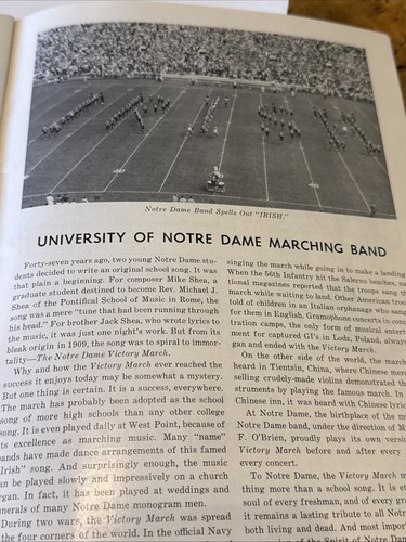 1956 Fighting Irish of Norte Dame VS OKLAHOMA Sooners FOOTBALL PROGRAM OU Norman - Bild 15 von 15