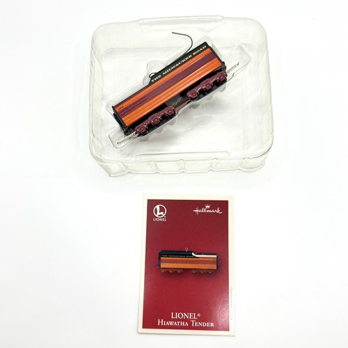 2004 Hallmark Lionel Hiawatha Locomotive Tender Observation Car Ornament Set - Picture 5 of 6