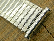 NOS Vintage JB Champion Stainless Steel Expansion Watch Band 17.5mm-21mm Unused