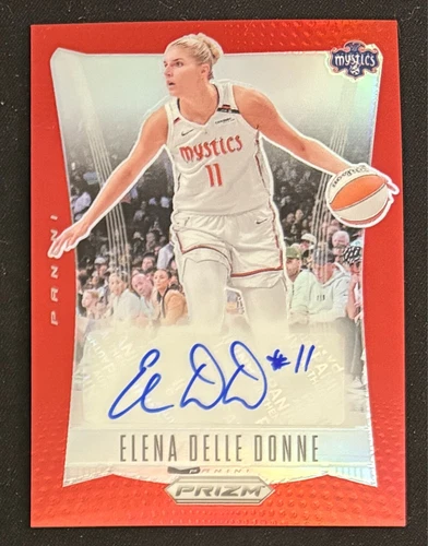 2024 Panini Prizm WNBA Elena Delle Donne Throwback Red Prizm Auto /99