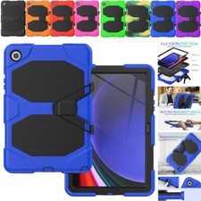 For Samsung Galaxy Tab A9/A9 Pluss Shockproof Hard Case Stand with Screen Cover