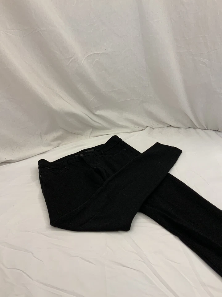 Pantalones de mezclilla Joe's talla 25 para mujer negros ajustados rayón nailon como nuevos EE. UU. YGI P1-792 Foto 4 de 4