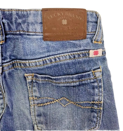 Lucky Brand Jeggings Youth Size 8 Blue Denim Zoe Distressed Modern Jeans - Picture 5 of 15