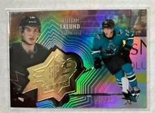 2021-22 Upper Deck Extended William Eklund SPx Finite Radiance SF-39 Sharks /799