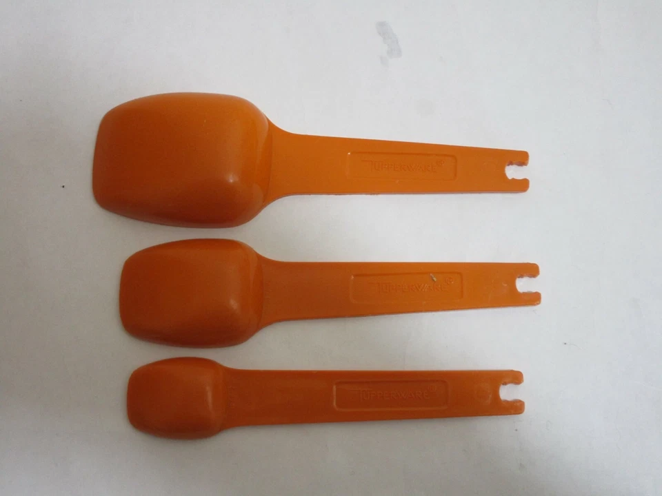 Tupperware Replacement Measuring Spoons Orange & Harvest Orange You Choose EUC - Image 4 of 4