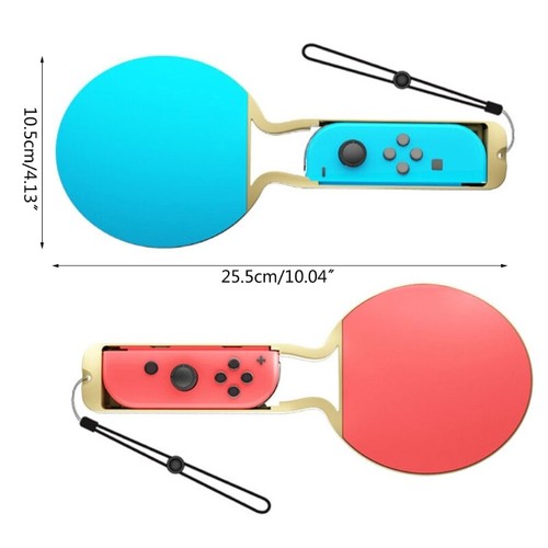 2Pieces Table Tennis Racket For Switch Game Shot Troops Console Accessories - Picture 8 of 8